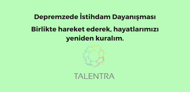 Talentra - Depremzede İstihdam Dayanışması